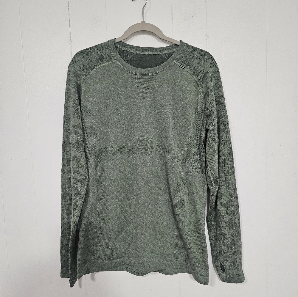 Lululemon Men Swiftly Long Sleeve Camo